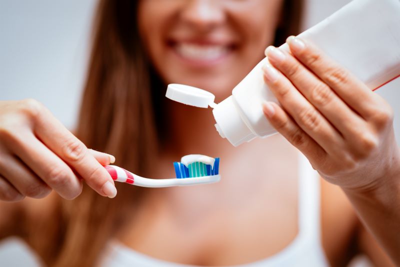 toothbrushes on leaf